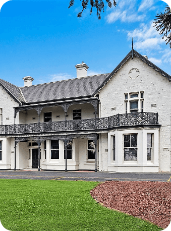 Picture of a two story house