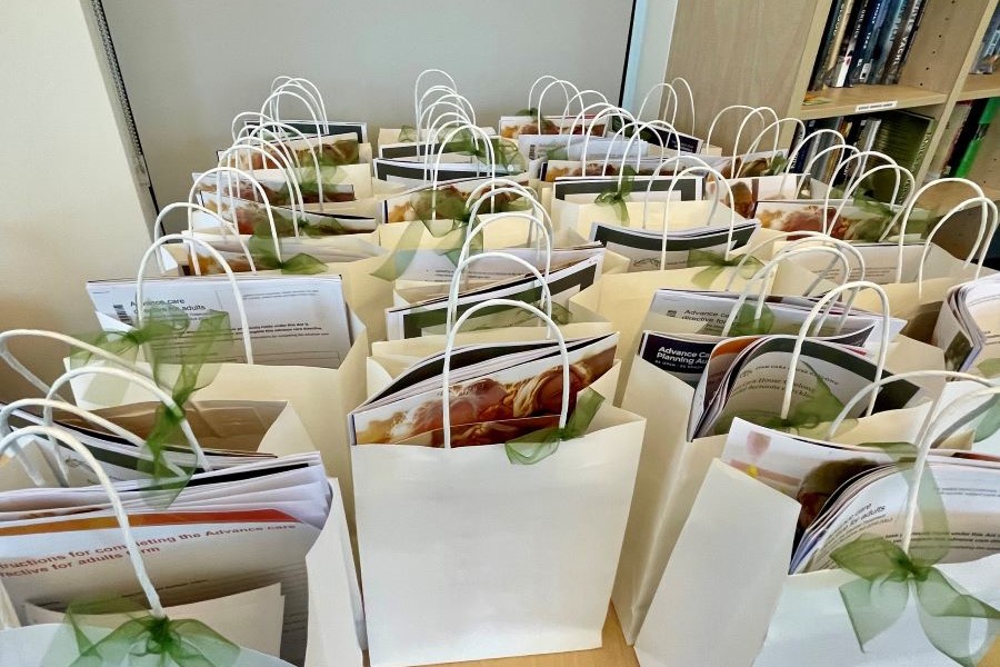 Advance Care Planning Forum attendee bags